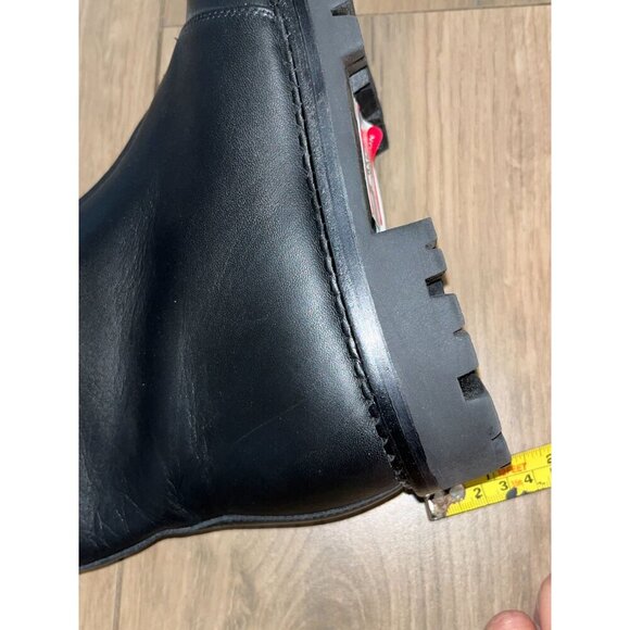 NEW!! Vince Cabria Water Resistant Front Zip Boot in Black Women's Size 7.5 - Picture 13 of 14